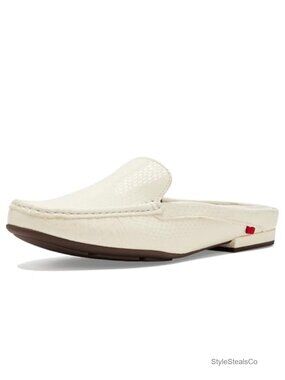 Handcrafted Leather Mules with Gel Heel Insert - Comfortable Slip-On Shoes